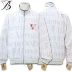 バーニヴァーノ BARNI VARNO モノグラム プリント トラック ジャケット  ホワイト Lサイズ BSS-PBS5512 メンズ 26SS