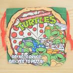 ワッペン アイロン おしゃれ 刺繍 アメリカンキャラ巾着袋(S) ミュータントタートルズ LJK-S042