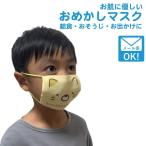 ワッペン アイロン おしゃれ 刺繍 洗えるマスク キッズ かわいい キャラクター 子ども ガーゼマスク すみっこぐらし 猫 ねこ おめかしマスク おでかけ