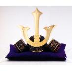 毛利元就｜戦国武将シリーズ　新名将兜　合金製　布団付【高岡銅器　置物】u219-10