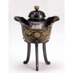 香炉 ｜香立て｜香炉　三ツ足鳳凰(菊紋入)｜大峰作　蝋型青銅(ブロンズ)製　桐箱入り｜高岡銅器　置物｜