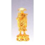 仏像｜　弘法大師　純金メッキ　11｜合金製　【高岡銅器】10z18-3