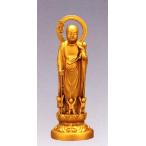 仏像■ 子安地蔵菩薩 4人水子 金色 15■合金製 紙箱入【高岡銅器】