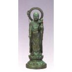 仏像■ 子安地蔵菩薩 1人水子 青銅色 15■合金製 紙箱入【高岡銅器】