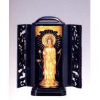 ショッピング仏像 仏像｜　阿弥陀如来　お東用　純金メッキ　３号厨子入り　｜合金製　【高岡銅器】10z8-5