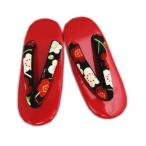 ショッピング七生 草履 ぞうり 子供用 キッズ 女の子 赤ラメ台黒色地梅枝 20cm 22cm 七五三 着物 単品