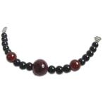  перо тканый шнур. клетка шнурок мужской мужчина натуральный камень . красный чёрный 