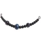  перо тканый шнур. клетка шнурок мужской мужчина натуральный камень . синий чёрный 