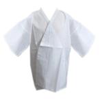 【訳有り 少難あり】 半襦袢 肌じゅばん メンズ 男性 洗える 白色地白衿 Ｍ Ｌ 和装 着物 浴衣 下着