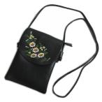  сумка небольшая сумочка плечо мир рисунок чёрный цвет земля вышивка возможно . цветок застежка-молния кимоно юката женский Kids 