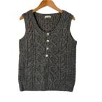 ROPE PICNIC Rope Picnic безрукавка футболка шерсть серый женский 38[ б/у одежда ][ б/у ][ бесплатная доставка ]