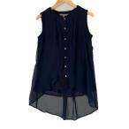 Laura Ashley Laura Ashley майка полиэстер темно-синий женский 7[ б/у одежда ][ б/у ][ бесплатная доставка ]