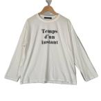 AS KNOW AS アズノウアズ 長袖Tシャツ 