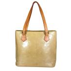 美品 LOUIS VUITTON ルイ・ヴィトン ヒューストンノワゼット M91340 トートバッグ モノグラムグラセレザー/ヴェルニ ベージュ レディース【中古】【送料無料】