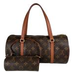 ショッピングヴィトン LOUIS VUITTON ルイ・ヴィトン パピヨン30 M51365 ハンドバッグ モノグラムキャンバス ブラウン レディース【中古】【送料無料】