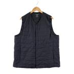 UNIQLO ユニクロ プレーン 秋冬 AW ダウンベスト ナイロン/ポリエステル ブラック メンズ XL【古着】【中古】【送料無料】