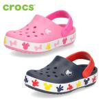 クロックス サンダル キッズ crocs ファンラブ ミッキー ライツ クロッグ MICKEY LIGHTS CLOG 207459 LED ネイビー ピンク 子供靴