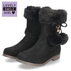  ботинки Kids девочка надеть обувь ... легкий каблук застежка-молния боковой Zip симпатичный модный лента Junior чёрный Rav Lee Smile 3530