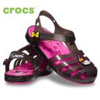 マイメロディ サンダル クロックス キッズ crocs トドラー ハローキティ アンド フレンズ マイメロディ アンド クロミ サンダル 210117 ブラック 軽量