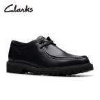 クラークス ビジネスシューズ メンズ 本革 レザー Berwick Seam バーウィック シーム モカシン ラウンドトゥ 紐靴 Clarks 26183729 ブラック 通勤 きれいめ