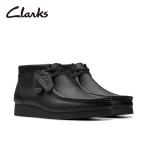 Clarks Clarks wala Be Evo ботинки мужской wala Be ботинки кожа натуральная кожа обувь WallabeeEVO BT 26179710 чёрный чёрная кожа мокасины 