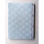 . линия ввод мир ...A6 штамп ( вертикальное письмо 5 line . линия *. документ бумага ).. узор японская бумага синий море волна . желтый цвет 