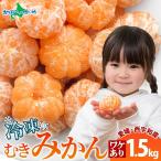 ショッピングフードロス 冷凍みかん 訳あり 1.5kg 皮剥き 果物 御歳暮ギフト セット フルーツ 業務用 冷凍ミカン 愛媛県産 爆買