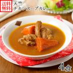 天竺 チキン スープカレー4食セット 業務用 パッケージ レトルト カレー gift set プレゼント 内祝い お返し