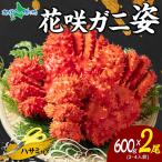 蟹 ギフト カニ 花咲蟹 姿 ボイル 600g前後 x2尾 かに gift 姿 蟹 花咲ガニ 2025 花咲がに 甲羅 花咲カニ