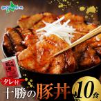 十勝名物 豚丼 タレ付セット10食 お肉 豚丼の具 北海道 set おかず お取り寄せ 豚肉 ギフト 爆買