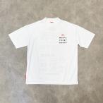 【SALE 40%OFF】WG ゴルフ モックネック Tシャツ ”WASISTOCKTS GOLF” ホワイト 速乾　1000028