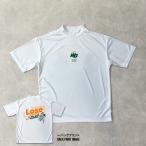 WG ゴルフ モックネック Tシャツ ”LOSE YOURSELF” ホワイト 速乾 1000033