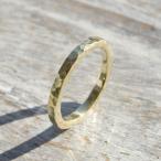 Yahoo! Yahoo!ショッピング(ヤフー ショッピング)ブラスフラットリング 2.0mm幅 鎚目 3号〜27号｜WKS FLAT RING 2.0 bs hammer finish｜BRASS 真鍮 指輪 FA-161