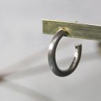 Yahoo! Yahoo!ショッピング(ヤフー ショッピング)シルバーラウンドプレーンフープピアス 3.0mm幅 マット｜WKS ROUND PLANE HOOP PIERCED EARRING 3.0 sv matte｜SILVER950 銀 FA-232