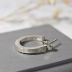 Yahoo! Yahoo!ショッピング(ヤフー ショッピング)シルバーフラットフープピアス 2.5mm幅 マット｜WKS FLAT HOOP PIERCED EARRING 2.5 sv matte｜SILVER950 銀 FA-233