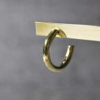 Yahoo! Yahoo!ショッピング(ヤフー ショッピング)ブラスラウンドプレーンフープピアス 3.0mm幅 鏡面｜WKS ROUND PLANE HOOP PIERCED EARRING 3.0 bs mirror｜BRASS 真鍮 FA-243