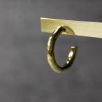 Yahoo! Yahoo!ショッピング(ヤフー ショッピング)ブラスラウンドプレーンフープピアス 3.0mm幅 鎚目｜WKS ROUND PLANE HOOP PIERCED EARRING 3.0 bs hammer finish｜BRASS 真鍮 FA-245