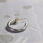 Yahoo! Yahoo!ショッピング(ヤフー ショッピング)シルバーラウンドプレーンフープピアス 2.5mm幅 マット｜WKS ROUND PLANE HOOP PIERCED EARRING 2.5 sv matte｜SILVER950 銀 FA-270