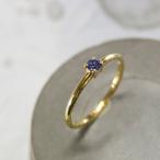 アイオライトラウンド3mmK24GPプレーンリング1.5mm幅鏡面3号〜2...