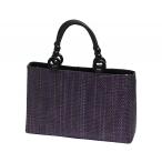 Yahoo! Yahoo!ショッピング(ヤフー ショッピング)バッグ レディース 女性用 パープル ブラウン レンガ パナマ メッシュ あおり型 ハンド 日本製 着物小物