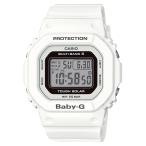 CASIO カシオ Baby-G ベイビージー ベビージー 電波ソーラー  ホワイト デジタル BGD-5000U-7JF レディース 腕時計 国内正規品 送料無料