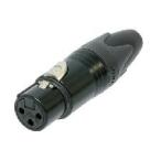NEUTRIK(ノイトリック) NC3FXX-B ◆ 3ピン XLR コネクター (メス) 黒【8月21日時点、在庫あり 】
