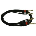 JEUME(ju-m) 2P2P/1.5 * аудио линия кабель ( 1.5 метров *6.3Φ 2P phone x2 - 6.3Φ 2P phone x2 )[2 месяц 17 на день пункт, наличие есть ]