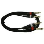 JEUME(ju-m) 2P2P/5.0 * аудио линия кабель ( 5 метров *6.3Φ 2P phone x2 - 6.3Φ 2P phone x2 )[2 месяц 17 на день пункт, наличие есть ]