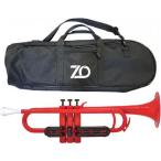 ZO(ゼットオー) トランペット TP-01BK レッド 新品 アウトレット プラスチック 管楽器 trumpet RED 楽器　北海道 沖縄 離島不可