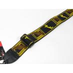 Fender(フェンダー) Monogrammed  Strap Black/Yellow/Brown【ストラップ 】