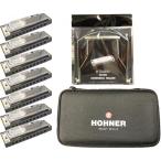 HOHNER 【予約】 ブルースハーモニカ 7本 ケース ハーモニカホルダー 10穴 ブルースハープ C D E F G A B♭ ブルースバンドセット　北海道 沖縄 離島不可