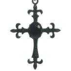 ゴシッククロスネックレス　ブラック