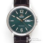  Orient наручные часы AT дата RN-AA0C06E SS зеленый циферблат коробка * гарантия есть не использовался товар бесплатная доставка 