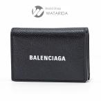 ショッピングバレンシアガ バレンシアガ BALENCIAGA 財布 キャッシュ ミニ ウォレット 594312 コンパクト レザー ブラック 送料無料